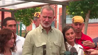 El Rey destaca la "coordinación ejemplar" entre administraciones contra los incendios