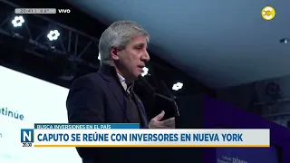 Luis Caputo meets with investors in New York│N20:30│09-26-22
