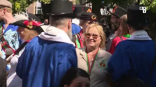 Meyboom : le grand cortège une semaine avant la plantation