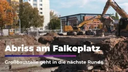 Bridge demolition underway at Falkeplatz | Sachsen Fernsehen