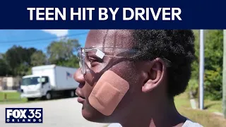Palm Bay police searching for truck driver who hit teen riding scooter to school