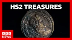 Treasures found on HS2 route stored in secret warehouse | BBC News