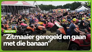 Honderden grasmaaiers scheuren over Zwarte Cross-terrein: ‘Machtig mooi’