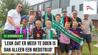 FC Dordrecht Fan Day: obstacle course, wall art, and countless autographs