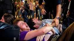 Israël : manifestation pour un gouvernement d'union judéo-arabe à Tel-Aviv