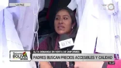 Incrementa la demanda de uniformes escolares en La Paz