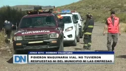 Pidieron maquinaria vial  No tuvieron respuestas ni del municipio ni las empresas