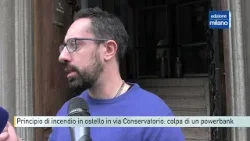 Milano, principio di incendio in un ostello in via Conservatorio: colpa di un powerbank Milano, principio di incendio in un ostello in via Conservatorio: colpa di un powerbank