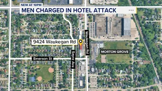 2 men charged after armed robbery, sexual abuse at Morton Grove hotel, police say