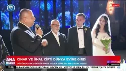 Çınar ve Ünal çifti dünyaevine girdi
