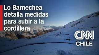 Plan de contingencia en Lo Barnechea por nieve en la cordillera: Revisa el estado de la ruta