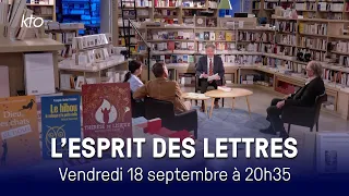 L'Esprit des Lettres de septembre 2026 : Isabelle de La Garanderie, Luc Adrian, Fr.-X. Putallaz