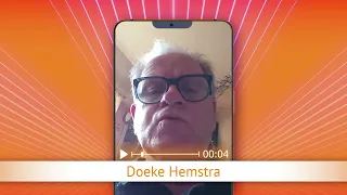 TV Oranje app video message - Doeke Hemstra