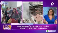 Cercado de Lima: Decenas de comerciantes afacetados por incendio en almacén de 6 pisos