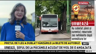 Public transport in Arad, stormed after ticket prices were cut to 1 leu