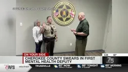 Cherokee Co. swears in first mental health deputy