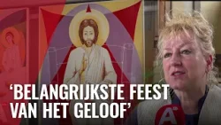 Paasontbijt in kerk Noord