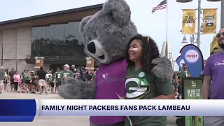 Packers fans return to Lambeau for Family Night