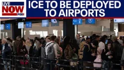 Trump considers sending ICE to airports as shutdown leaves TSA without pay, causing staff shortages