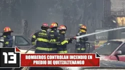Bomberos controlan incendio en predio de Quetzaltenango