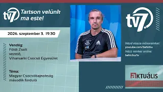 Aktuális - Magyar Csocsó Bajnokság második forduló - 2026. 09.03.