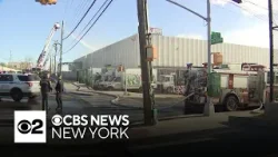 FDNY still on scene where huge fire ripped through Queens factory