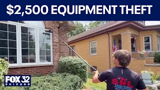 Childhood friends working their way through college keep business going after equipment theft