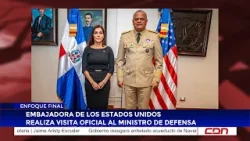 Embajadora de los Estados Unidos realiza visita oficial al ministro de Defensa