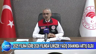 2025 YILINA GÖRE 2026 YILINDA İLİMİZDE YAĞIŞ ORANINDA ARTIŞ OLDU