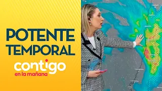 "MANY CRITICAL POINTS": Storm alert for the central region - Contigo en la Mañana