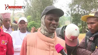 Akui protesters in Nyeri town disrupt meeting and refuse to be used by politicians