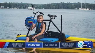 13-year-old takes over family water bike rental business in Fair Haven