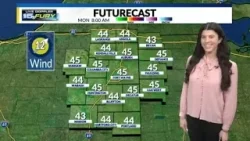 Sunny skies for Monday