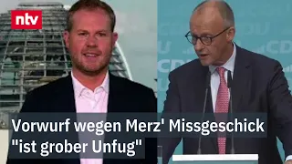 Chancellor said antisemitism is xenophobia. Schmidt puts it into context | ntv