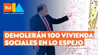 Minister Poduje announced an expropriation and demolition plan for Las Dunas in Lo Espejo on 'Tu ...