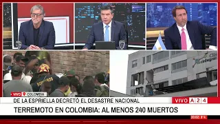 🚨 TERREMOTO EN COLOMBIA: AL MENOS 240 MUERTOS