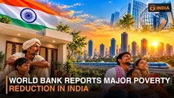 World Bank Reports Major Poverty Reduction in India & more updates | DD India live | 6 PM IST