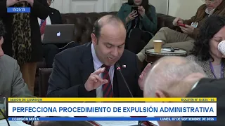 Comisión Mixta para Boletín Nº 16836-06 (Expulsión Administrativa) - 07 de septiembre de 2026