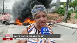 Protesto por falta d’água revolta moradores da Vila Brasília, em Olinda | #NovaGeral Protesto por falta d’água revolta moradores da Vila Brasília, em Olinda | #NovaGeral