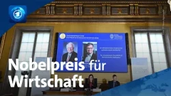 Wirtschaftsnobelpreis für 2 US-Forscher: Wie Krisen abgefedert werden