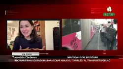 Tonantzin Cárdenas habla sobre firmas ciudadanas contra el tarifazo al transporte público