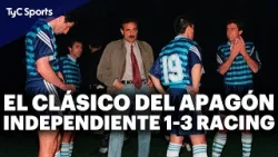Racing 2-0, APAGÓN y escándalo en la CANCHA DE INDEPENDIENTE: el clásico que quedó en la historia
