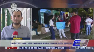 Ceibeños reclaman lo que consideran nula gestión del actual gobierno