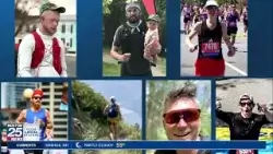 Бегуны тренируются к «двойному Бостонскому марафону»: два марафона подряд в противоположных напра... Бегуны тренируются к «двойному Бостонскому марафону»: два марафона подряд в противоположных напра...