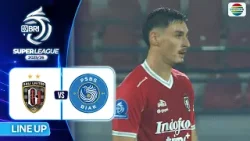 Bali United FC VS PSBS Biak - Line Up & Kick Off | BRI Super League 2025/26