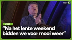 Gerrit Vossers voorspelt vanuit de Eventkerk in Etten een aangenaam weekend