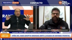 Viña del Mar Public Safety Director and recommendations for the storm
