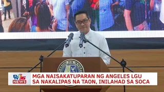 Mga naisakatuparan ng Angeles LGU sa nakalipas na taon, inilahad sa SOCA | CLTV36 News Clip