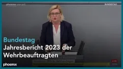 Bundestagsdebatte zum Jahresbericht 2023 der Wehrbeauftragten am 25.04.24