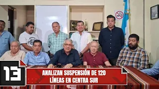 Potential Suspension of 120 Bus Lines at Centra Sur